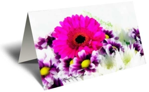 Bouquet of Flowers Gift Greeting Card
