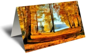 Fall Colors in the Woods Gift Greeting Card