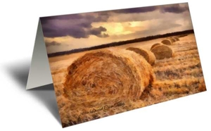 Hay Bales Forever Gift Greeting Card