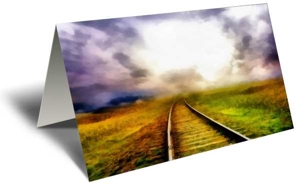 Follow the Rails Gift Greeting Card
