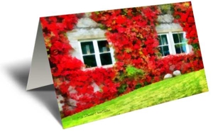 Ivy Covered House Gift Greeting Card