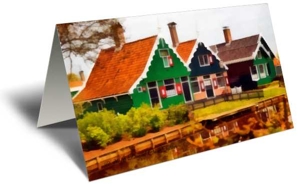 Dutch Houses Gift Greeting Card