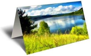 Lake in the Mountains Gift Greeting Card