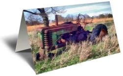 This series of XLD CARDS gift greeting cards are original illustrations of old farm equipment and buildings. A reminder that much of what we grew up with is disappearing into the past.