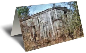 The Old Wooden Railroad Car Gift Greeting Card